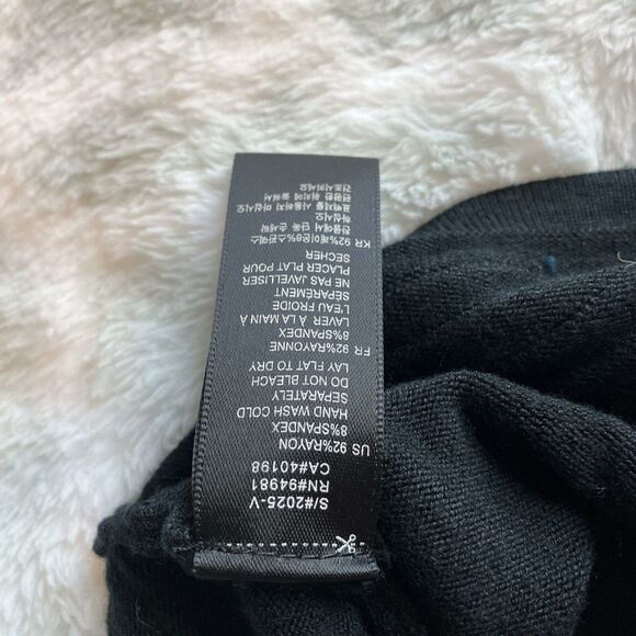 Twenty One Black Bodycon Y2K Tunic Mini Dress-Size S/P - Picture 5 of 9